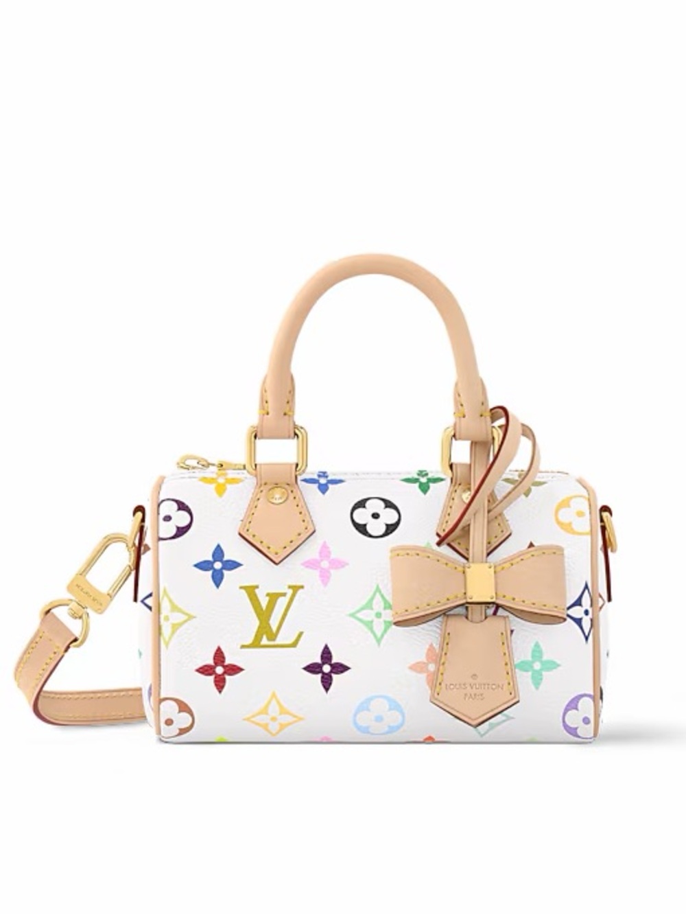 LOUIS VUITTON MURAKAMI SPEEDY NANO WHITE BNIB